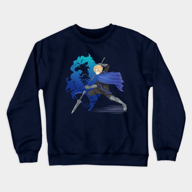 Dimitri Fire Emblem Crewneck Sweatshirt by UnluckyAlpaca